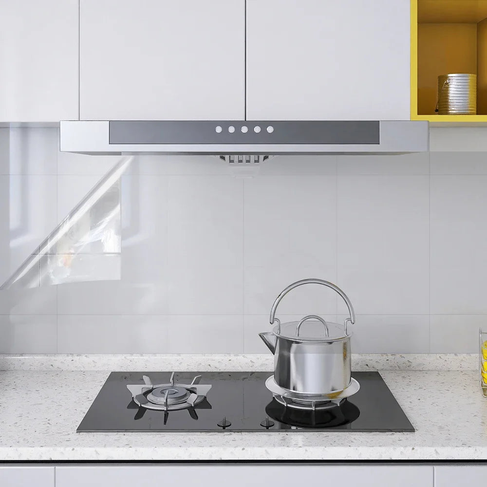 45cm transparent waterproof and oil-proof static wallpaper kitchen stove anti-fouling sticker high temperature resistant