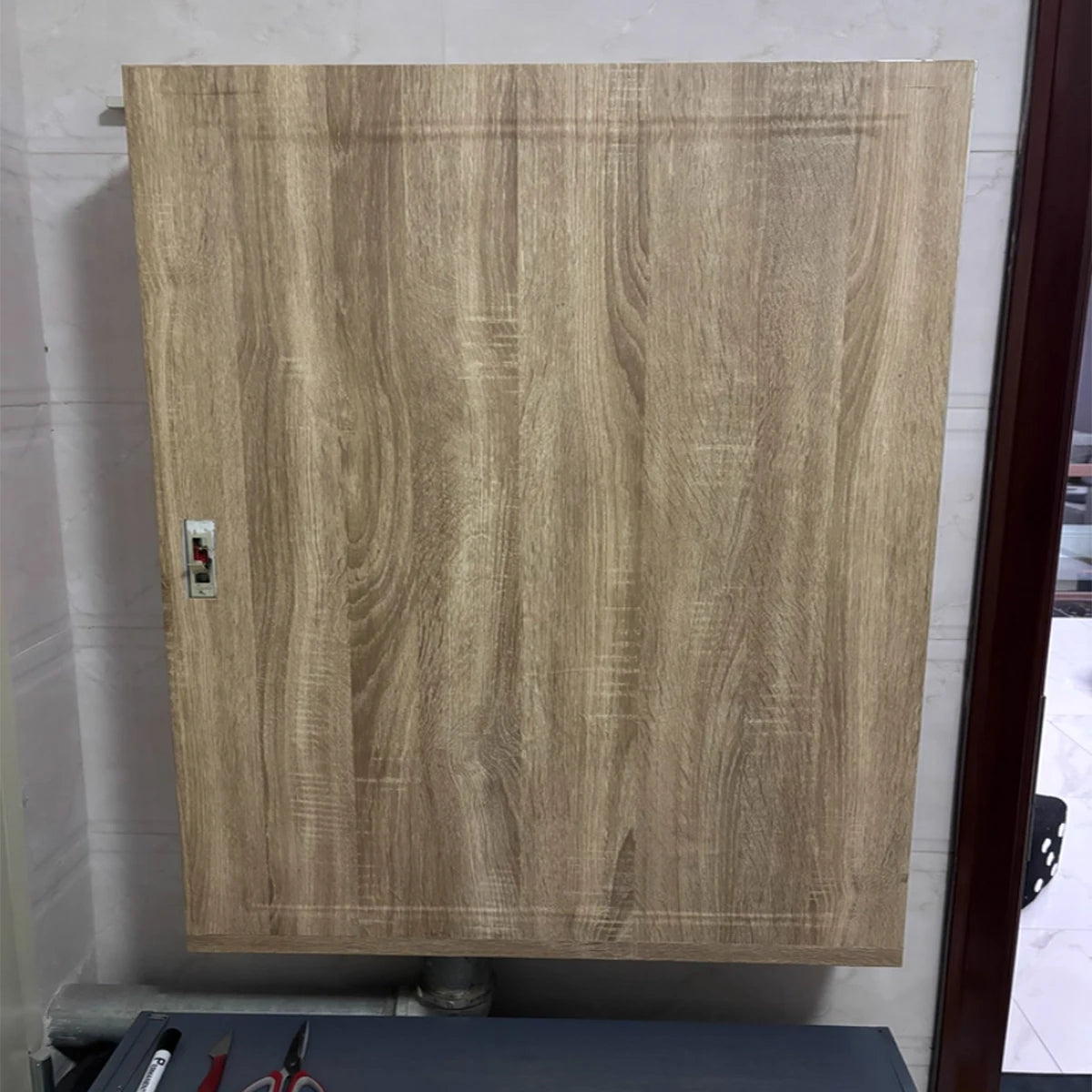 55cm Width Wood Grain PVC Wallpaper for Door Wardrobe Cupboard Table Furniture Waterproof Self Adhesive Stickers Home Decor Film