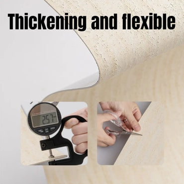 Soft Imitate Roman Travertine Slate Wallpapers 3D Textured Thickening Wall Panel Scalable Flexible Self-adhesive Wall Stickers