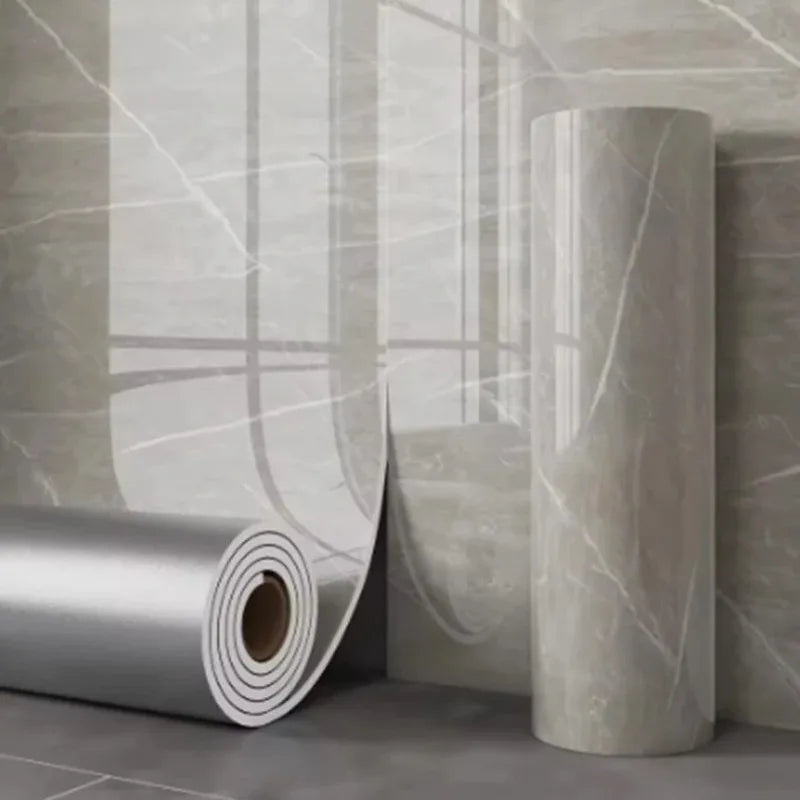 Waterproof and antifouling wall sticker self-adhesive wallpaper 1 roll thick foam marble wallpaper for bedroom and living room
