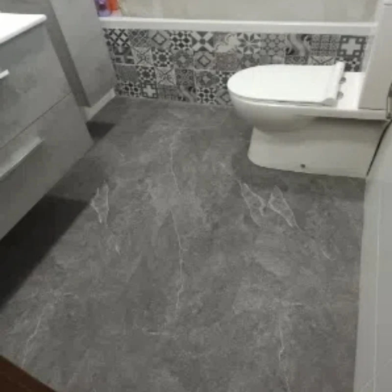 Cement Gray Stickers Self-adhesive Waterproof Retro Old Mottled Pattern Wall Stickers Dark Gray Wallpaper Industrial Style Room
