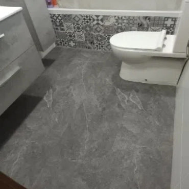 40/59cm Wide Cement Grey Self-adhesive Waterproof Floor Stickers Home Decoration PVC Wall Stickers For Living Room TV background