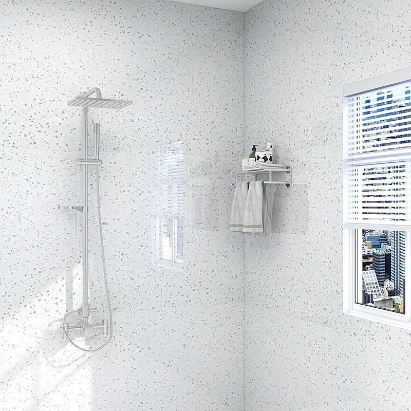80CM X 10M Wallpaper for Walls In Rolls Toilet Wall Waterproof Self-adhesive Stickers Bathroom Renovation Marble Wall Stickers
