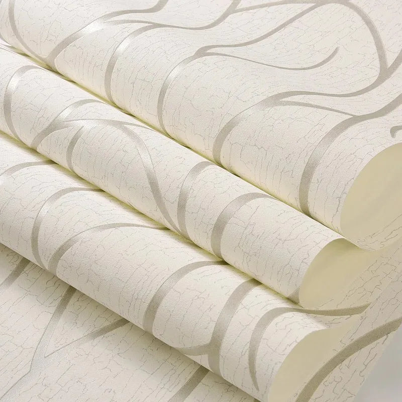 European Non-woven Fabric Room Background Modern Wallpaper Removable Furniture Decoration Self-adhesive Contact Paper Bedroom