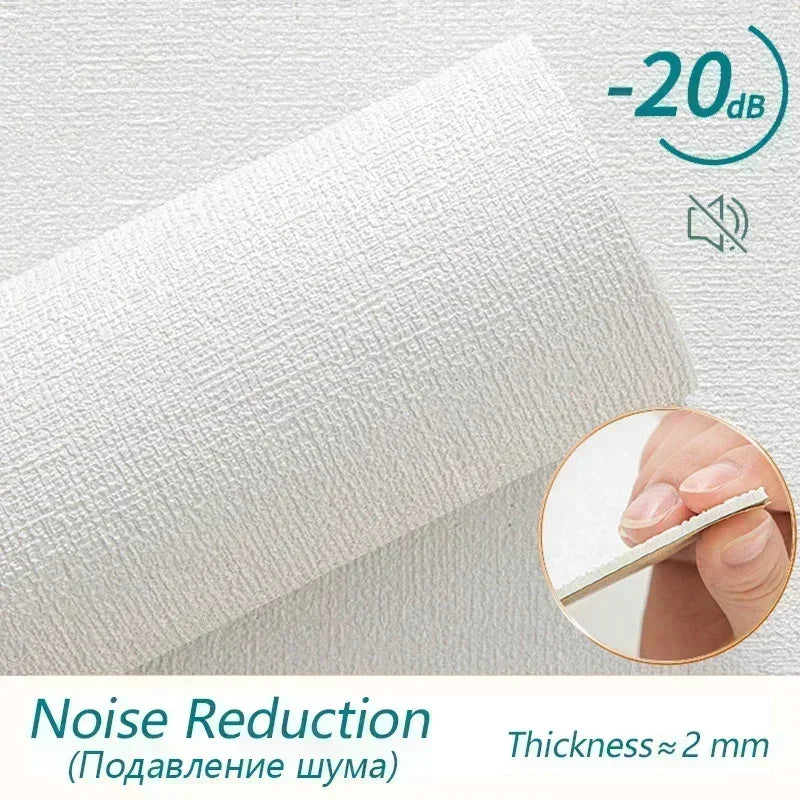 3D Linen Foam Wall Stickers Self-adhesive PVC Thickened Waterproof Background Wall Renovation Wallpaper for Bedroom Living Room