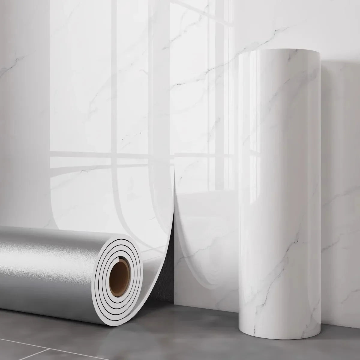 Thick Foam Marble Peel and Stick Wallpapers Waterproof Wall Stickers Imitation Tile Self Adhesive Wall Paper Bedroom Decoration