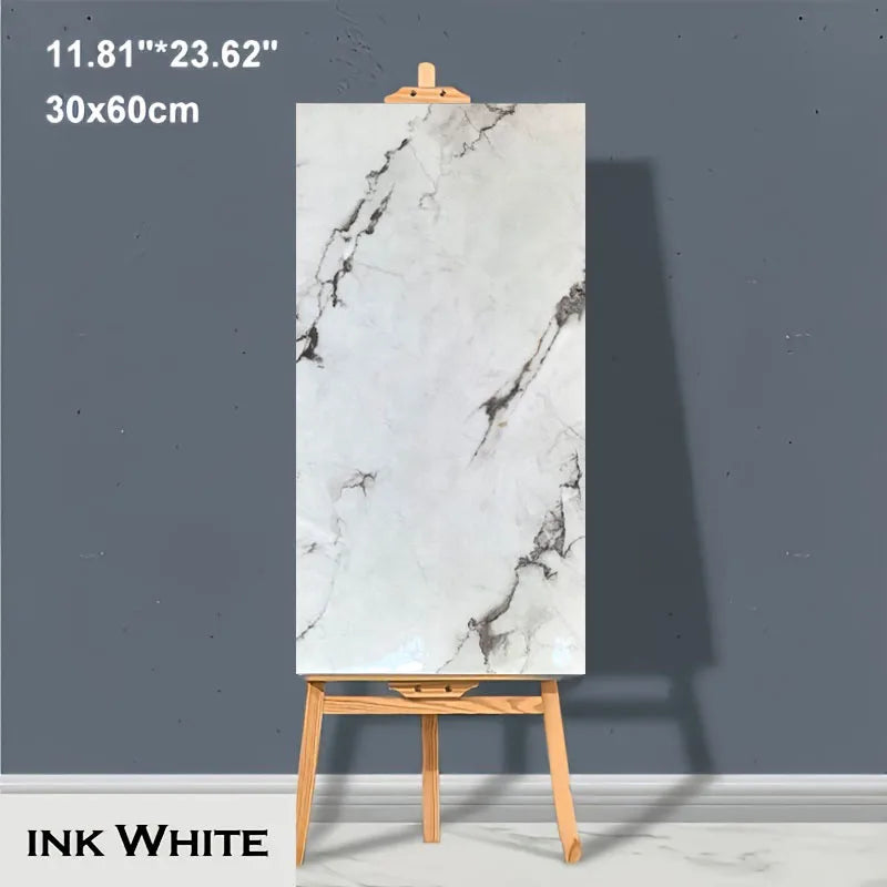 Moisture-proof Adhesive Wall Wallpaper Peel and Stick Wallpaper PVC Waterproof Wall Stickers Imitation Tile Pasting Bathroom