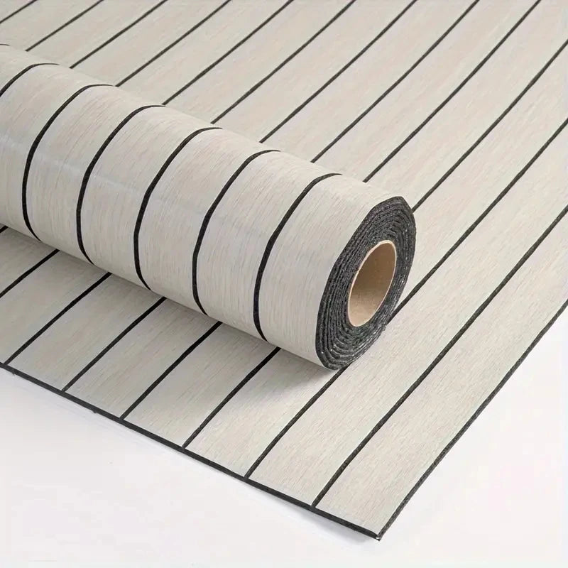 Extra thick 3D retro wood grain self-adhesive wallpaper - perfect for DIY ceiling and wall projects, SXP resin, removable and wa