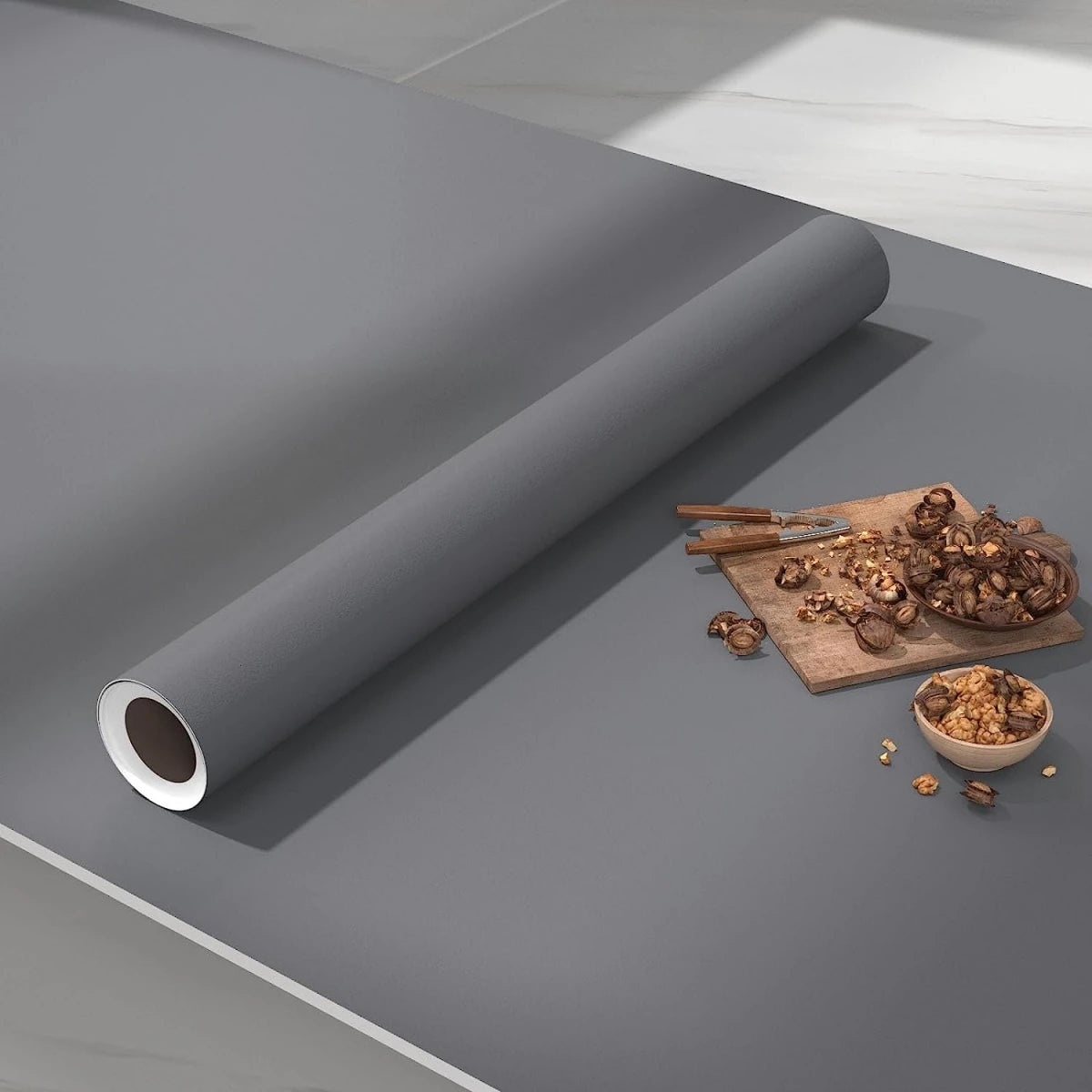 Industrial Cement Grey Clothing Store Living Room Decor Contact Paper Vinyl Self Adhesive Waterproof Wallpaper Wall Stickers