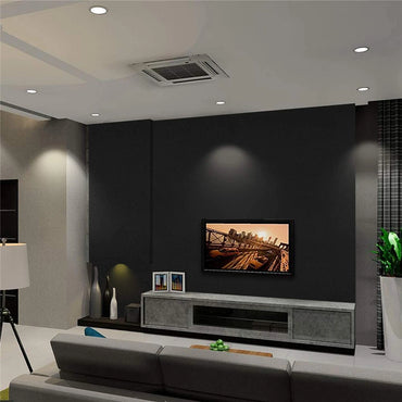 40CM Width Self-adhesive Film Black Matt Thickened Sticker Furniture Kitchen for Cupboards Tables Wall DIY Renovation Wallpaper