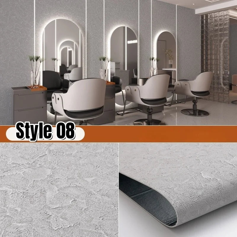 Soft Imitate Roman Travertine Slate Wallpapers 3D Textured Thickening Wall Panel Scalable Flexible Self-adhesive Wall Stickers