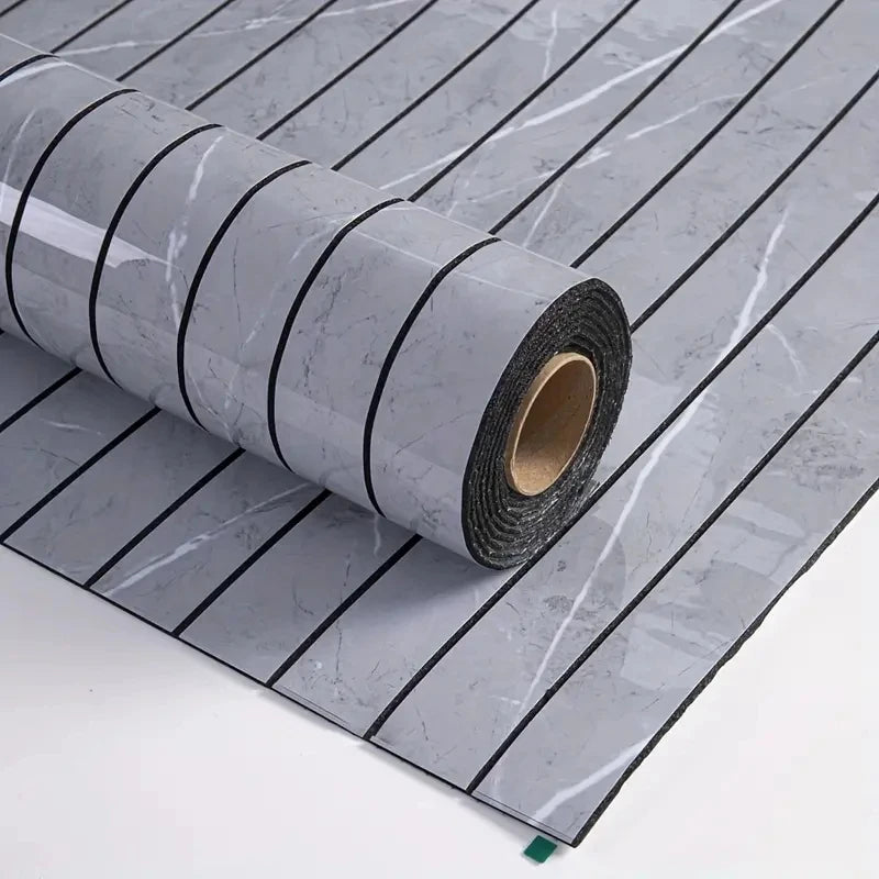 Extra thick 3D retro wood grain self-adhesive wallpaper - perfect for DIY ceiling and wall projects, SXP resin, removable and wa
