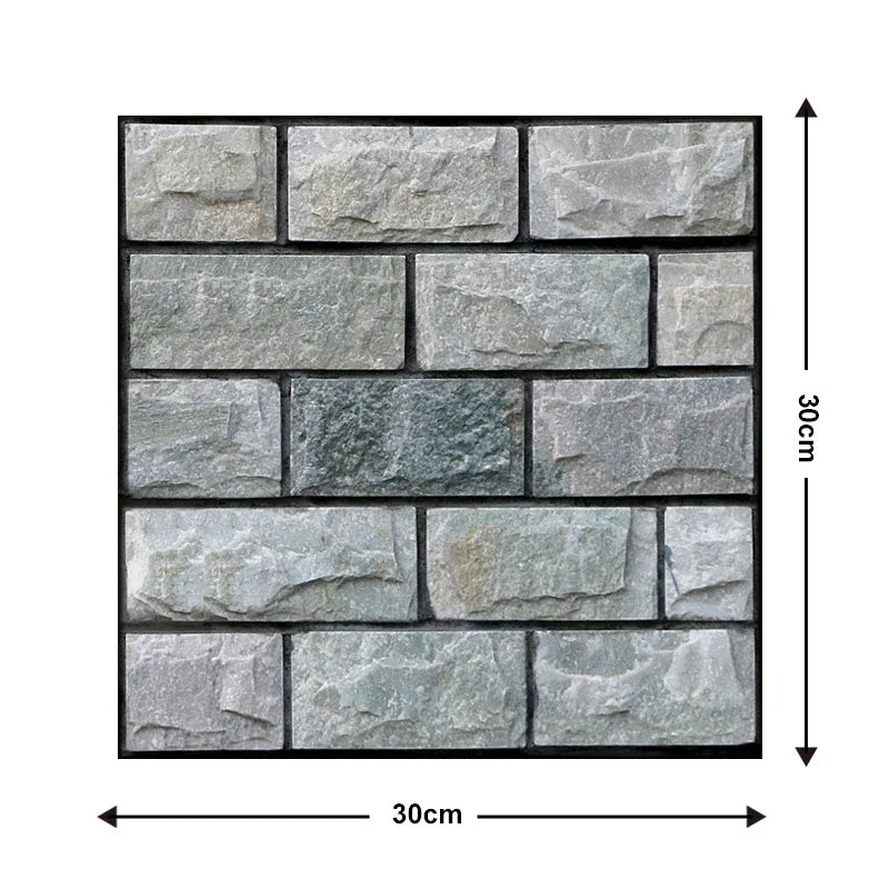 10 Pcs Self Adhesive Tile Wall Sticker Home Decor 3d Pvc Sticker Covers For Kitchen Cupboard Bathroom Waterproof Wallpaper