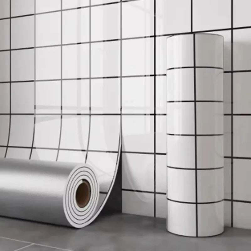 Waterproof and antifouling wall sticker self-adhesive wallpaper 1 roll thick foam marble wallpaper for bedroom and living room