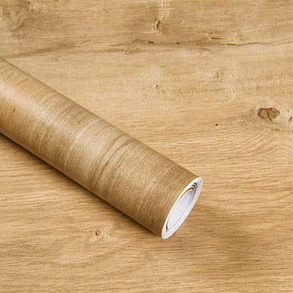 55cm Width Wood Grain PVC Wallpaper for Door Wardrobe Cupboard Table Furniture Waterproof Self Adhesive Stickers Home Decor Film