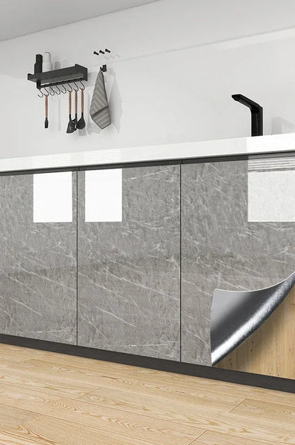 Kitchen Cabinet Pearlescent White Marble Contact Paper Vinyl Self Adhesive Waterproof Wallpaper Peel and Stick Decor Stickers