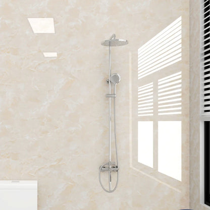 80CM X 10M Wallpaper for Walls In Rolls Toilet Wall Waterproof Self-adhesive Stickers Bathroom Renovation Marble Wall Stickers