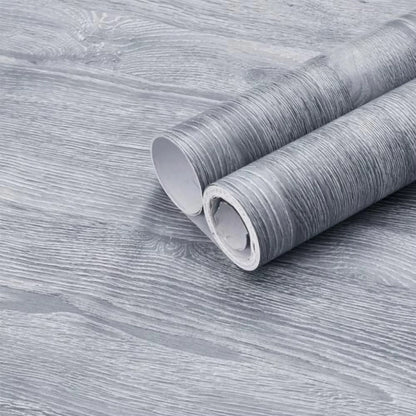 55cm Wide Wood Grain Vinyl Wallpaper for Door Wardrobe Cupboard Table Furniture Waterproof Self Adhesive Stickers Home Decor Fil