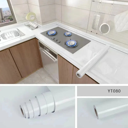 40cm Marble Vinyl Self Adhesive Wallpaper Waterproof Contact Paper PVC Wall Stickers for Kitchen Livingroom Home Decorative Film