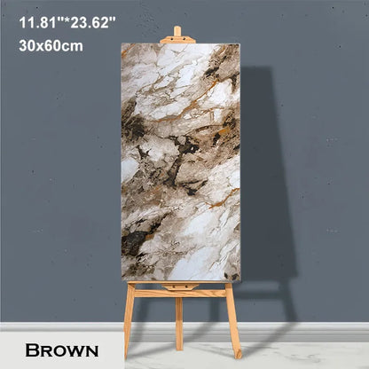 Moisture-proof Adhesive Wall Wallpaper Peel and Stick Wallpaper PVC Waterproof Wall Stickers Imitation Tile Pasting Bathroom