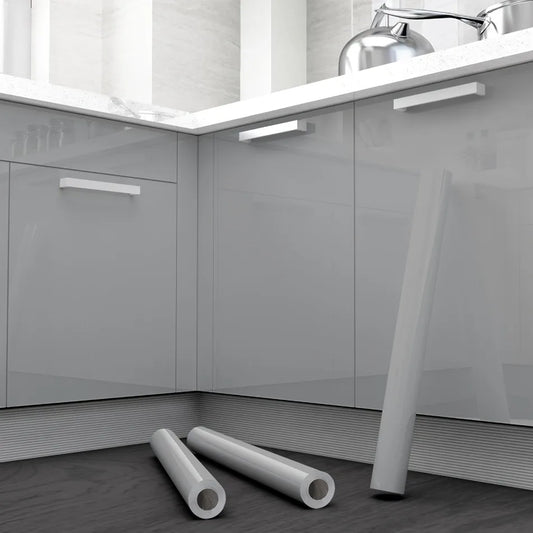 High Glossy Self-adhesive Sticker Modern Style Waterproof Oil-proof Wallpaper for Kitchen Table Cabinet Countertop Renovation