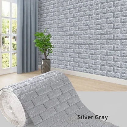 1/3/5/10 M 3D Self-adhesive Wallpaper Stickers 3M Brick Wall Stickers Home Decor Wallpaper for Walls DIY Bedroom Papel De Parede