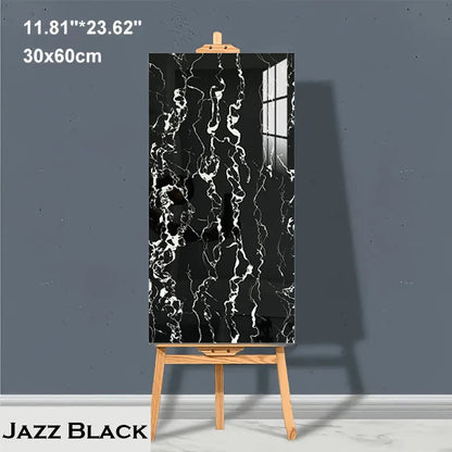 Moisture-proof Adhesive Wall Wallpaper Peel and Stick Wallpaper PVC Waterproof Wall Stickers Imitation Tile Pasting Bathroom