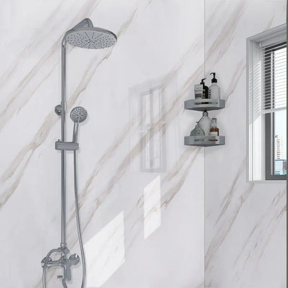 80CM X 10M Wallpaper for Walls In Rolls Toilet Wall Waterproof Self-adhesive Stickers Bathroom Renovation Marble Wall Stickers