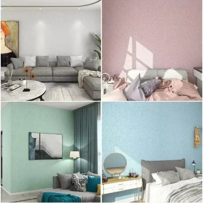Self-adhesive Diatom Mud Wallpaper Thickened TV Background Linen wallpaper Bedroom Renovation Home Decor XPE Foam Wall Stickers